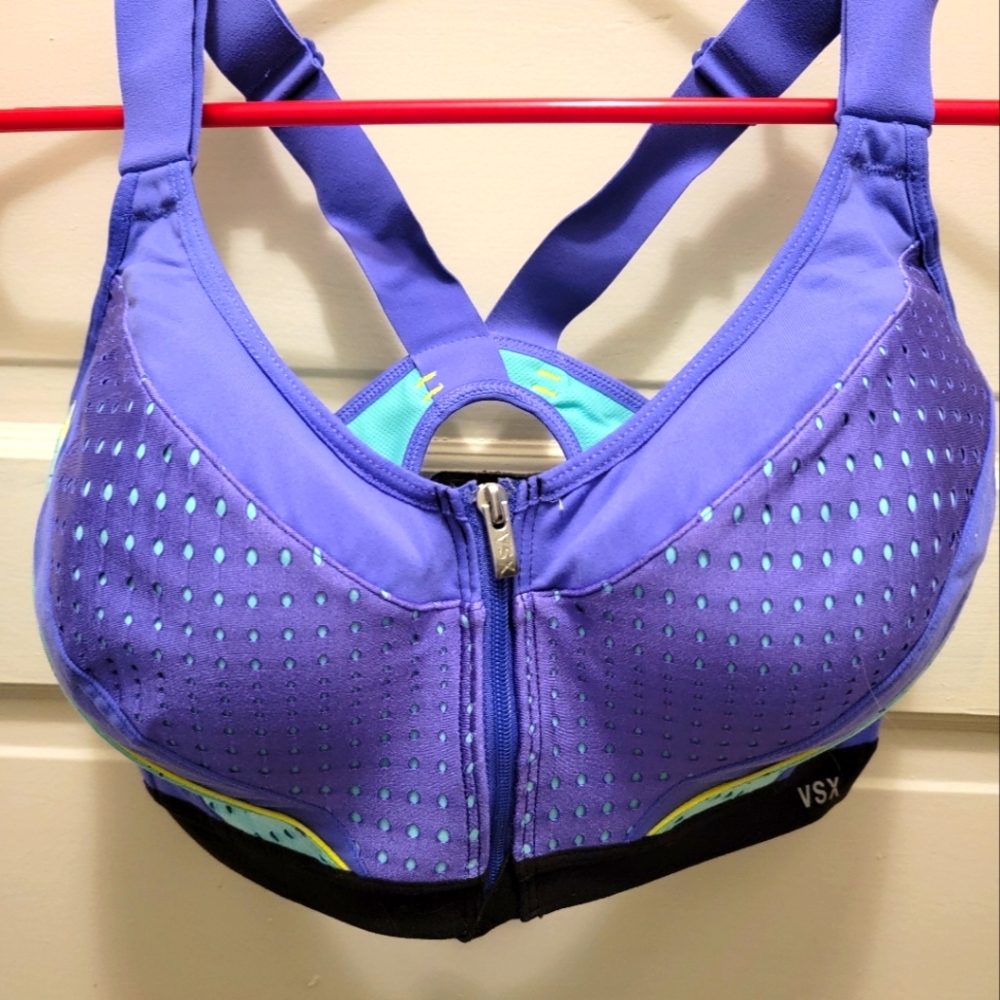 VSX Purple And Mint Sports Bra
